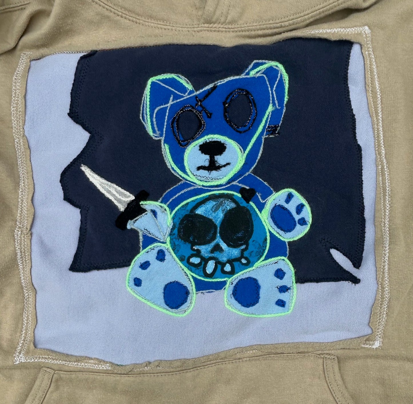 UPCYCLED KILLBEAR HOODIE - SIZE XL