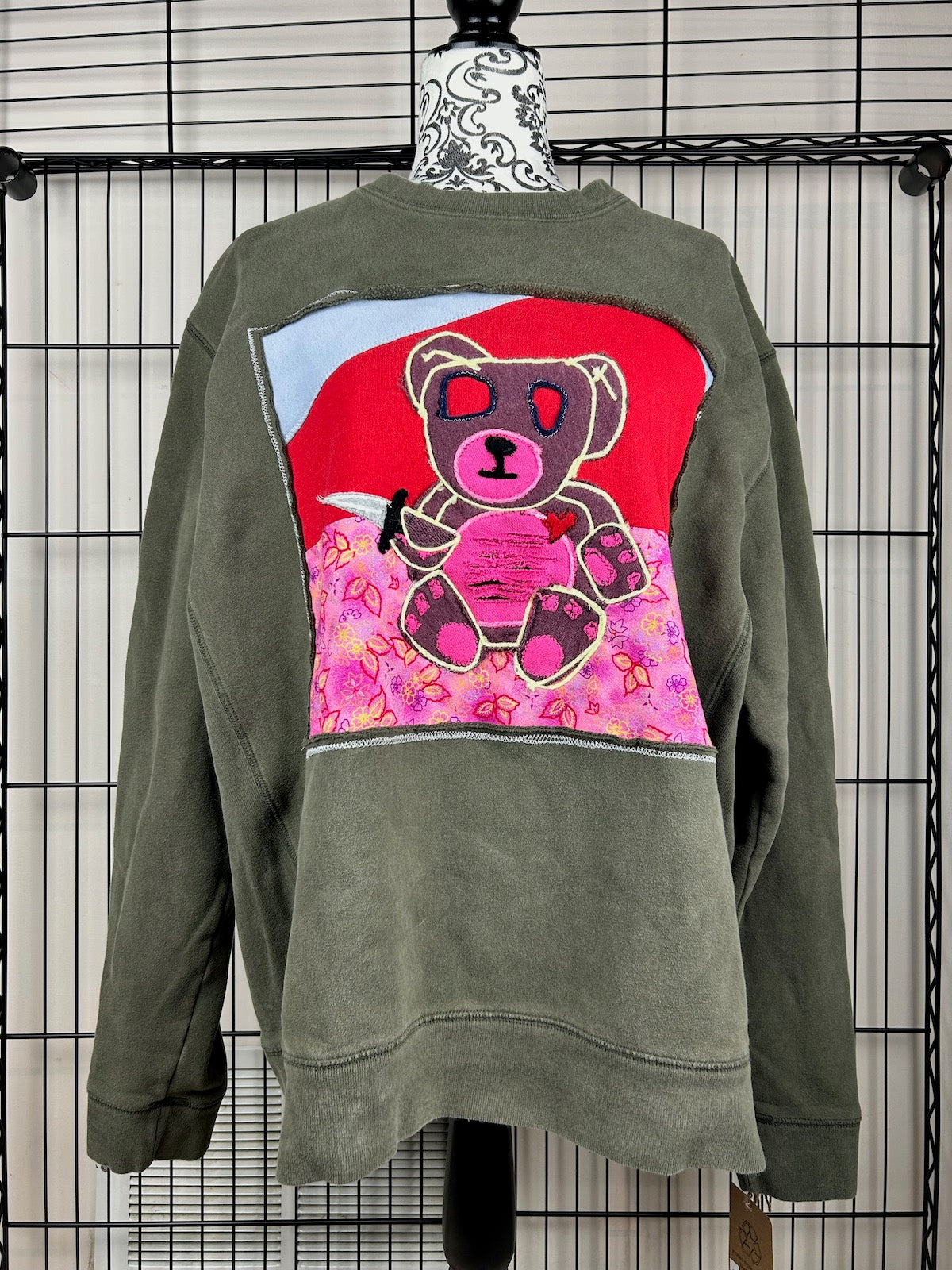 UPCYCLED KILLBEAR HOODIE - SIZE XL