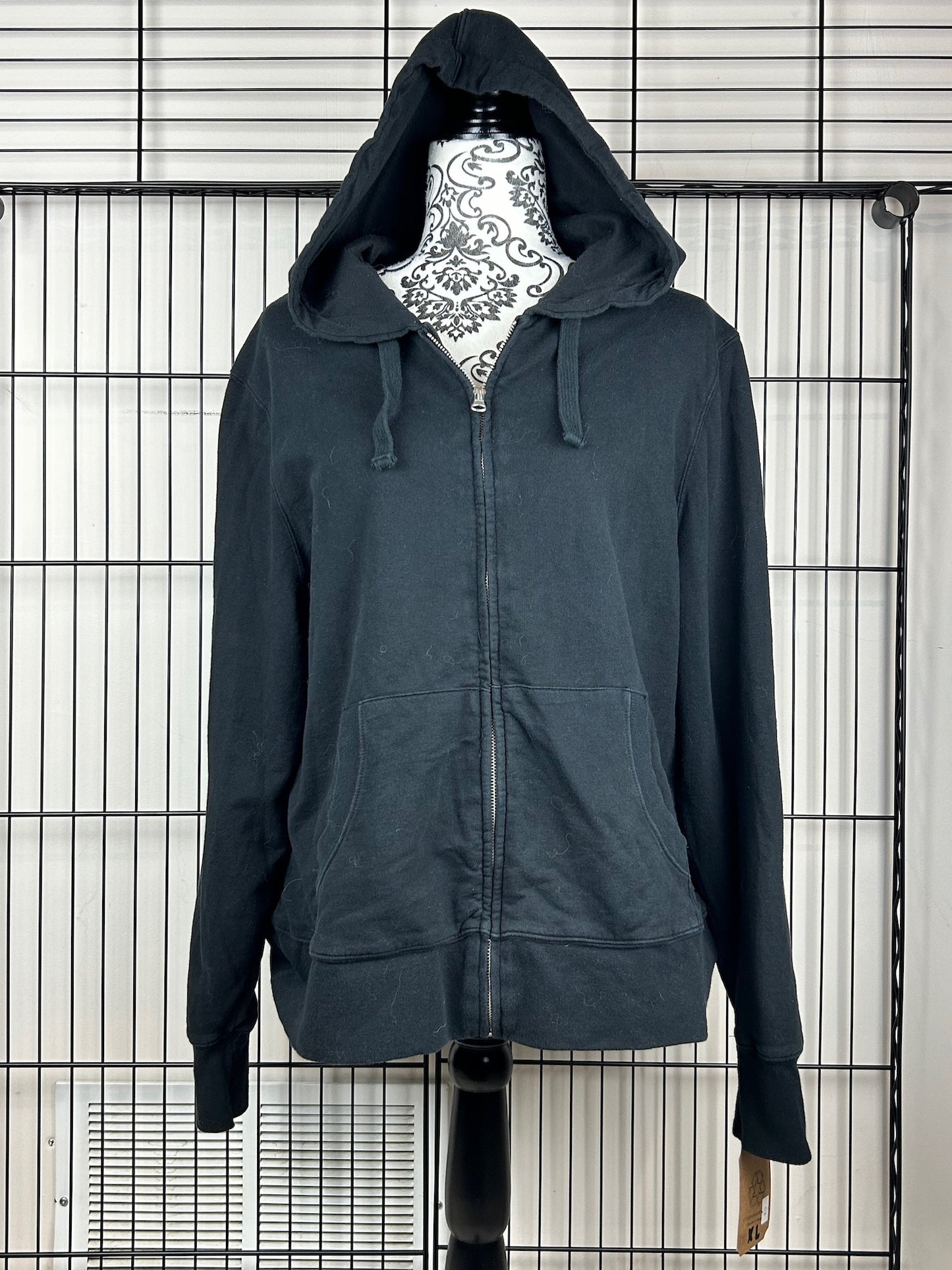 UPCYCLED SKULL HOODIE - SIZE XXL