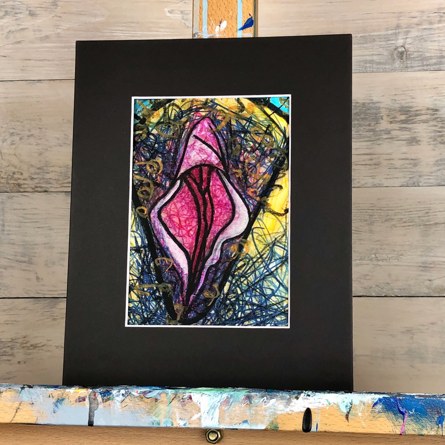 MARIE - VULVA on PAPER 5X7"
