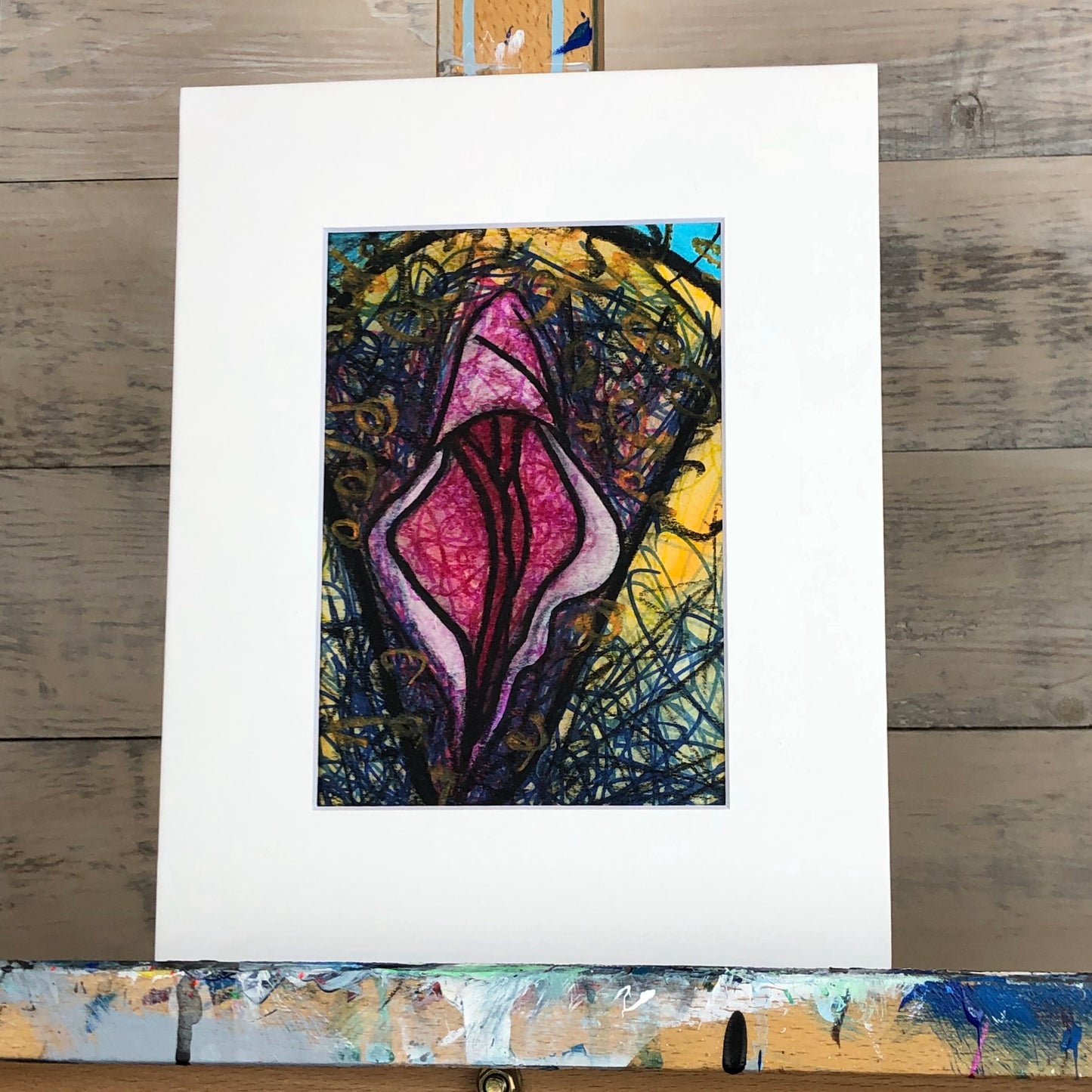 MARIE - VULVA on PAPER 5X7"