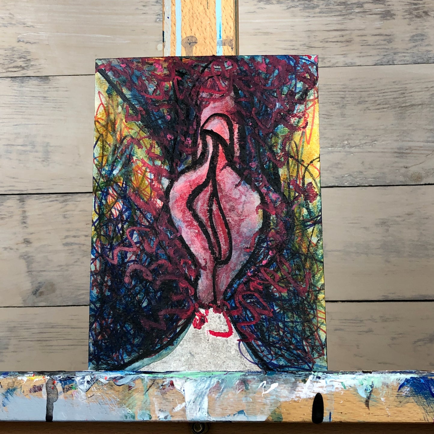 MADGE - VULVA on PAPER 5X7"