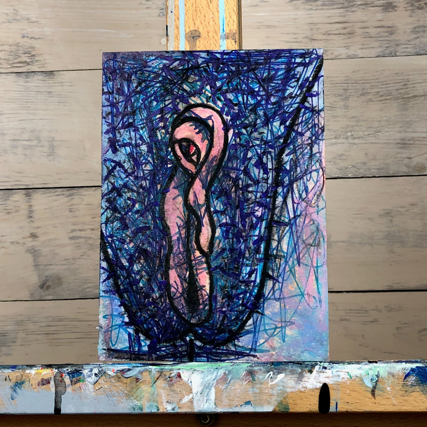 MAGGIE - VULVA on PAPER 5X7"