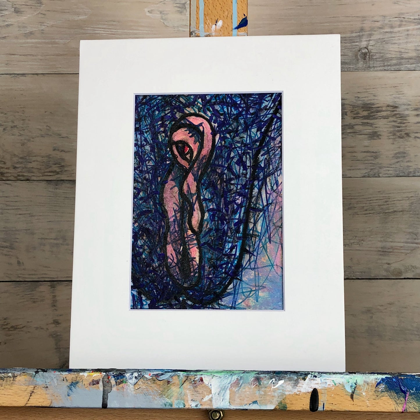 MAGGIE - VULVA on PAPER 5X7"
