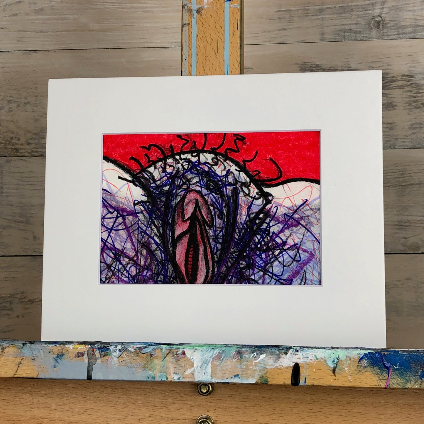 MILDRED - VULVA on PAPER 7X5"