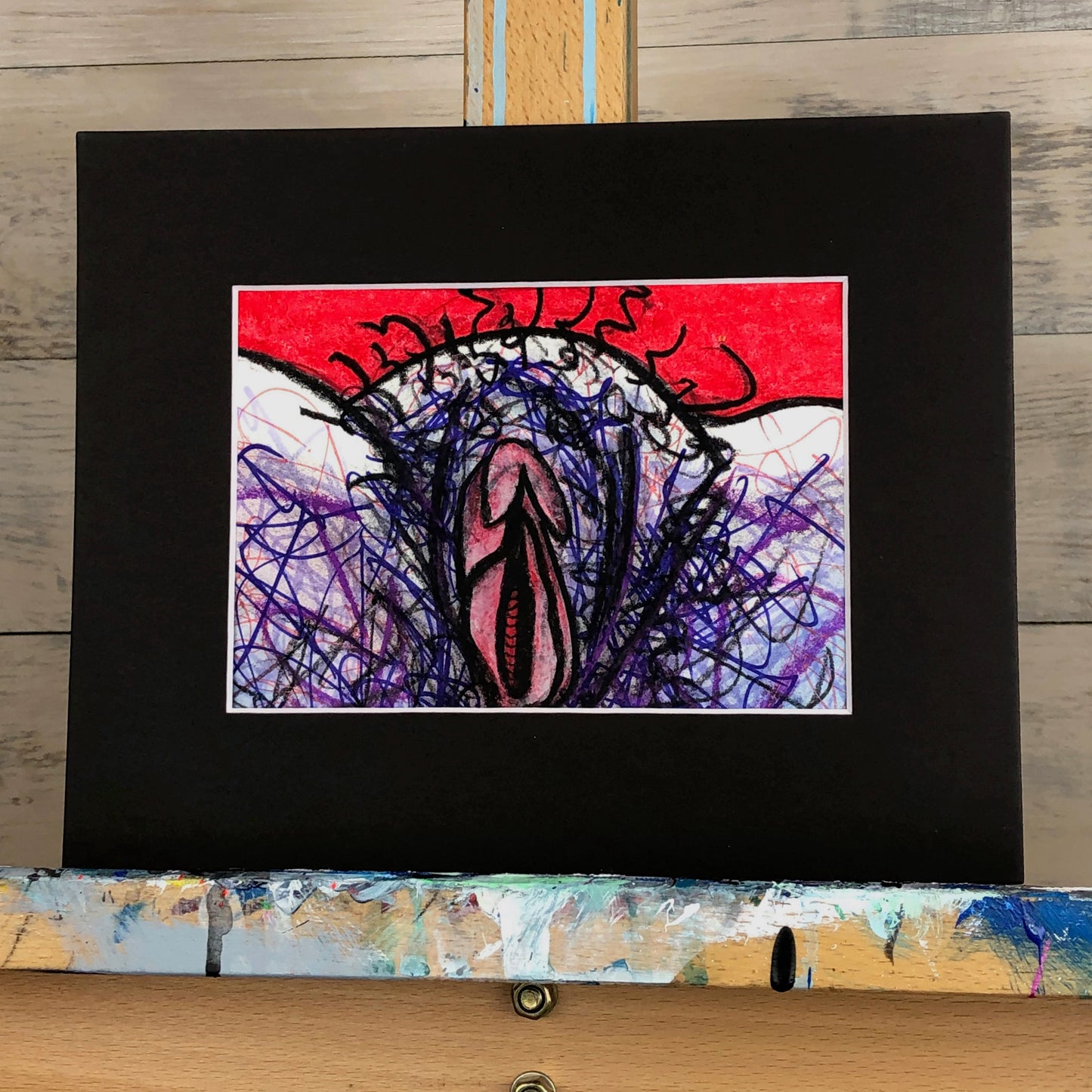 MILDRED - VULVA on PAPER 7X5"