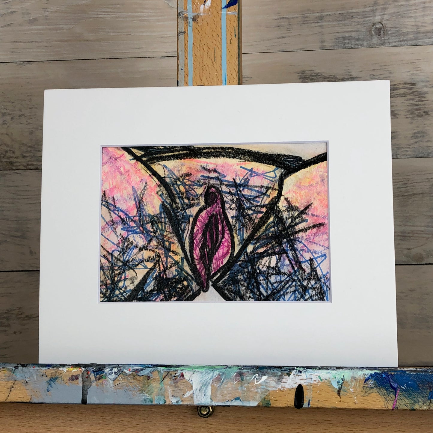 MIRIAM - VULVA on PAPER 7X5"