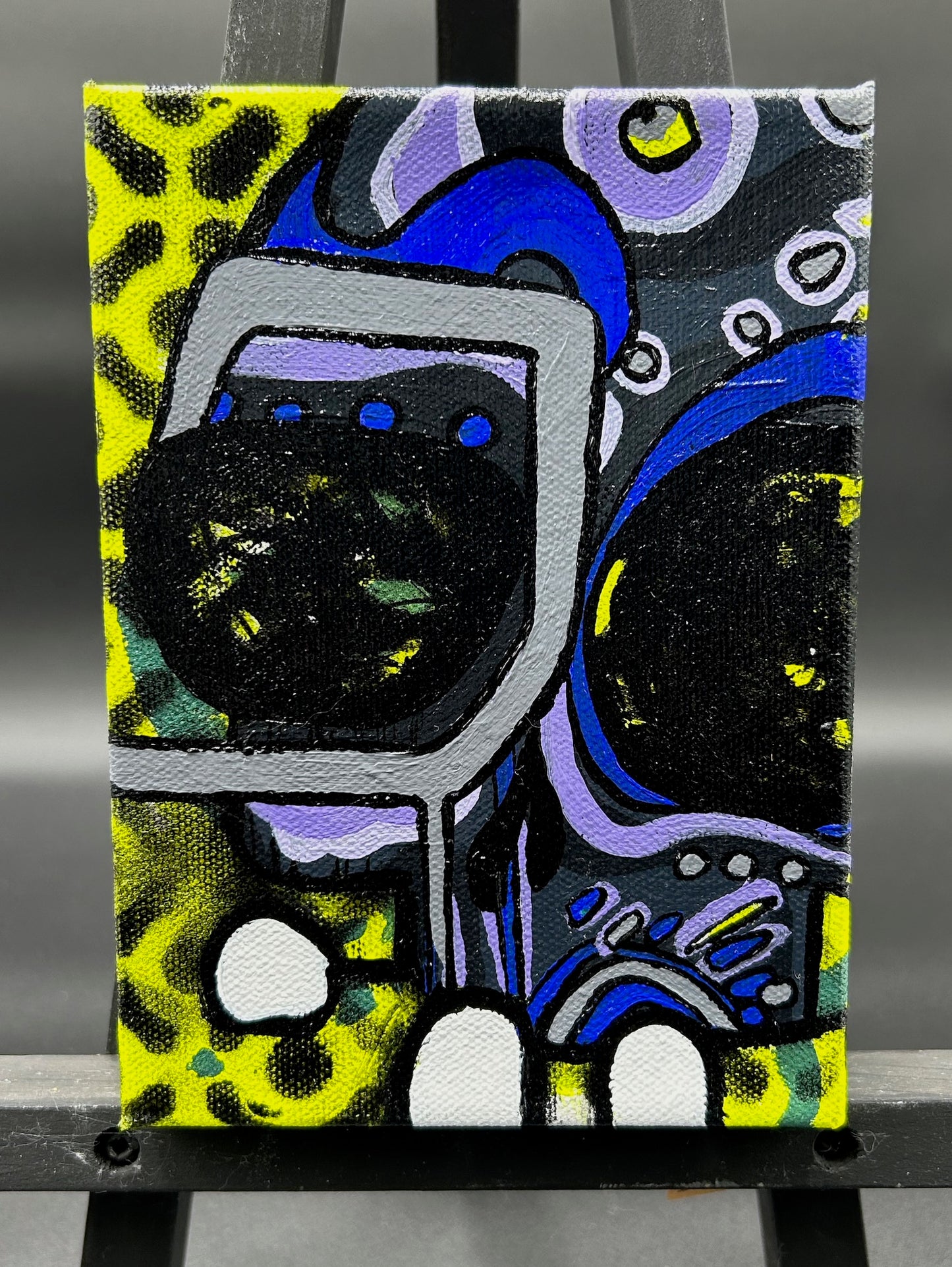 SKULL ON CANVAS