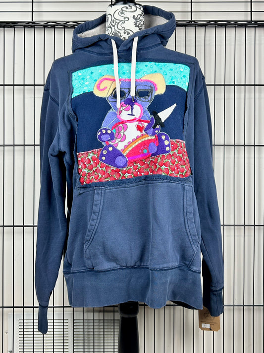 UPCYCLED KILLBEAR HOODIE - SIZE L
