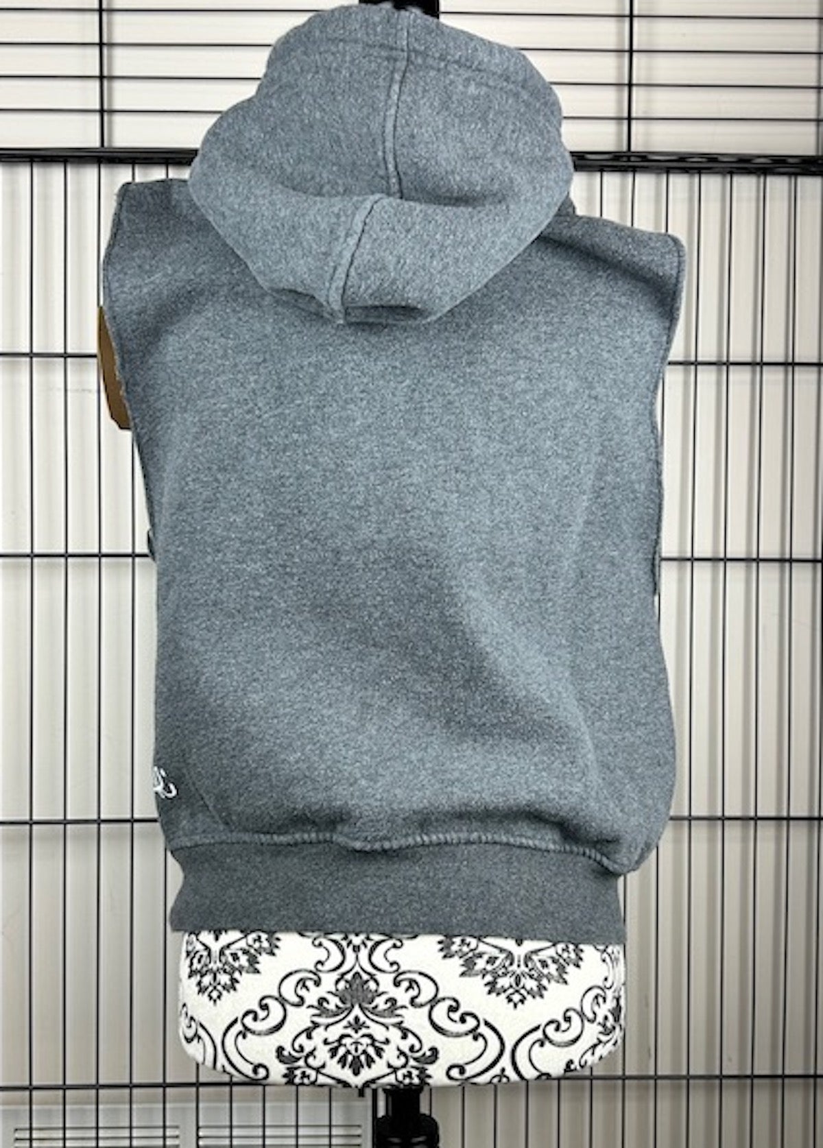 UPCYCLED HOODIE VEST - SIZE S