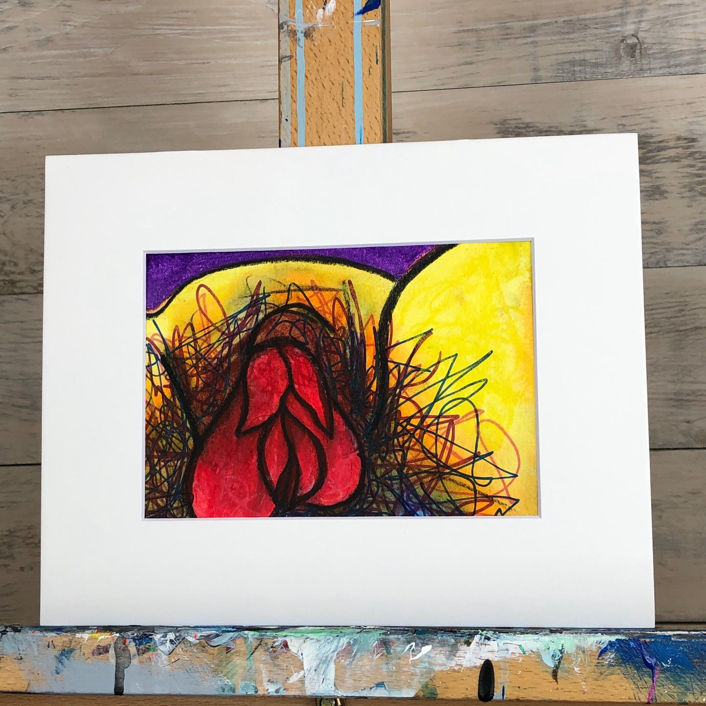MICKI - VULVA on PAPER 7X5"
