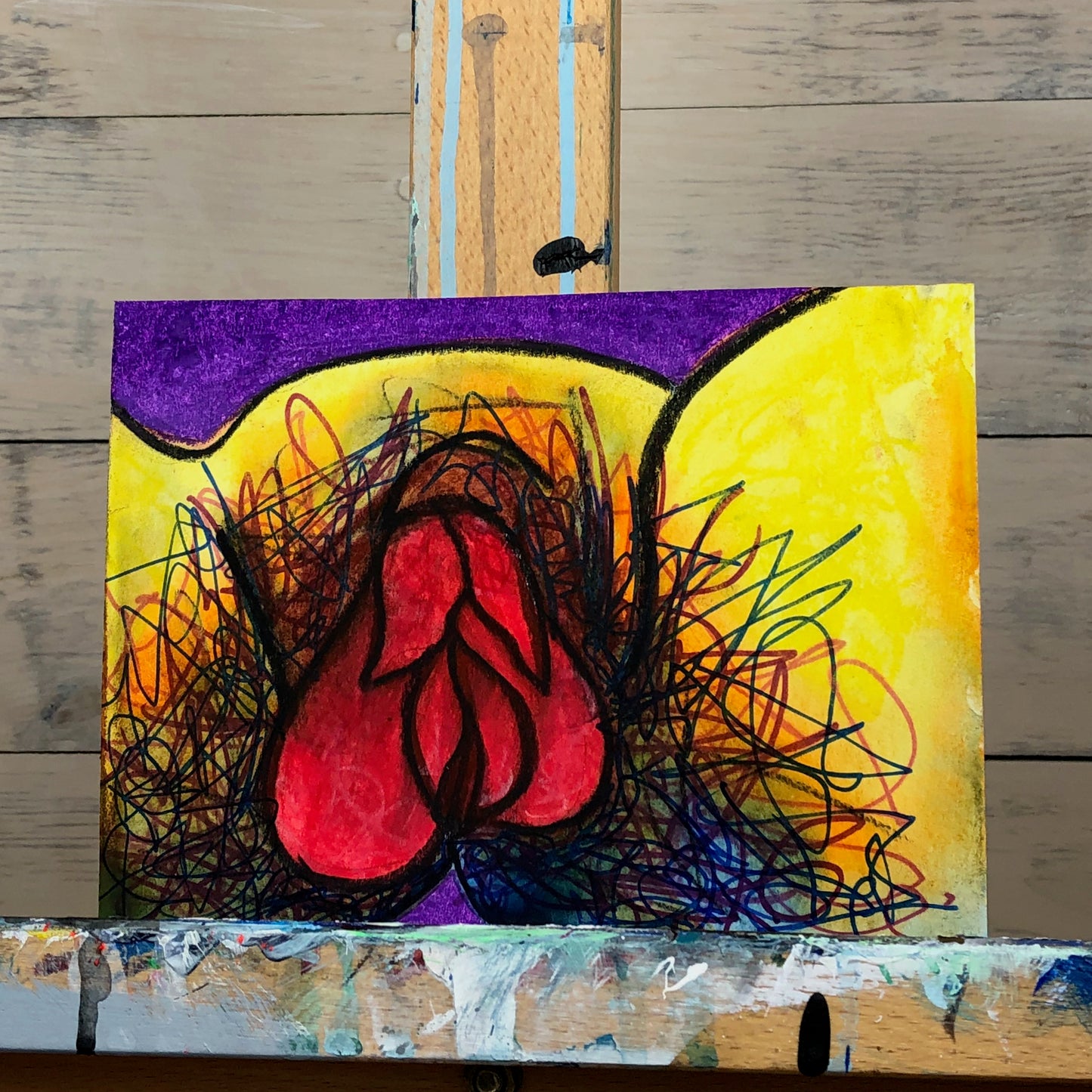 MICKI - VULVA on PAPER 7X5"